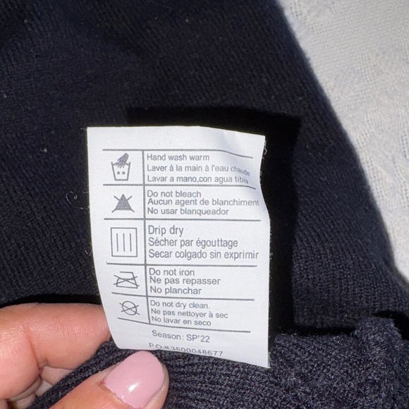 Gently Loved Carhartt Navy Blue Knit Beanie Unisex - Picture 5 of 5